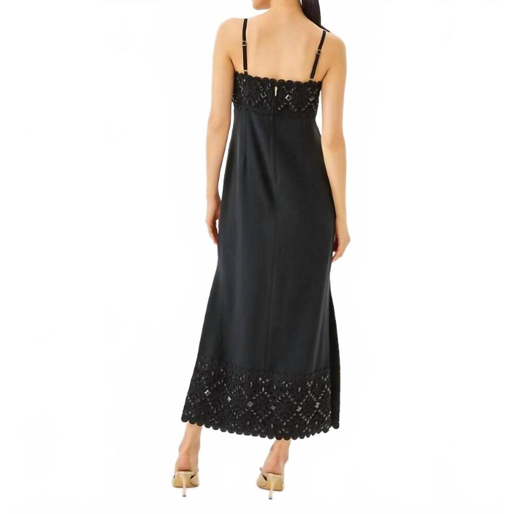NEW LILLY PULITZER vena maxi dress in noir - Picture 3 of 6